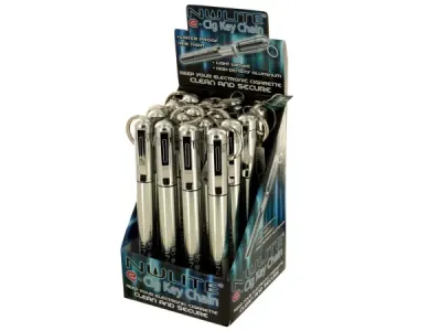 bulk buys KS597 - Compact E-Cig Holder Key Chain Display - 16 Pack