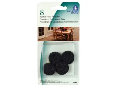 bulk buys KL646 - Helping Hands 8 Pack Rubber Floor Protectors - 78