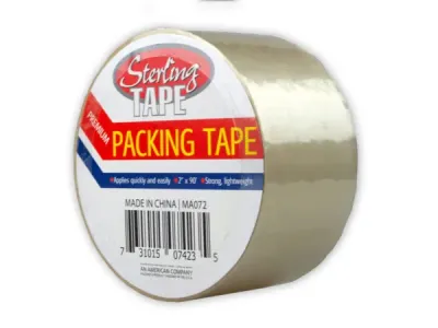 STERLING MA072 - Heavy-Duty Clear Packing Tape - 2 x 125 Roll