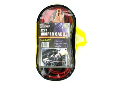 STERLING OA187 - Heavy-Duty 12 Battery Jumper Cable Set with Clamps