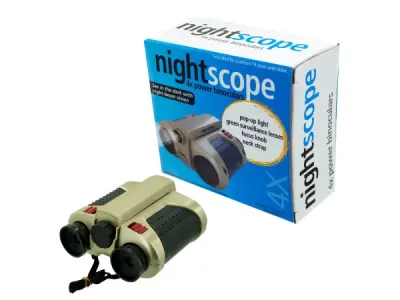 Bulk Buys OA754 - 4x Night Vision Binoculars with Spotlight