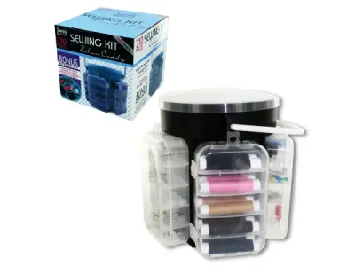 Bulk Buys OB750 - Comprehensive Sewing Kit with Portable Storage Caddy