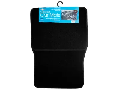 STERLING OC533 - Universal Non-Slip Black Carpet Mat Set for Cars