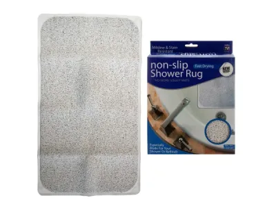 Bulk Buys OC550 - Fast Drying Non-Slip Shower Rug