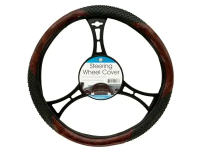 STERLING OD807 - Textured Two-Tone Steering Wheel Cover