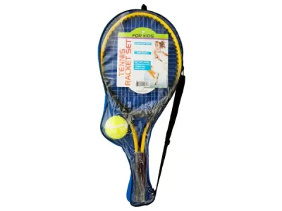Bulk Buys OD917 - Childrens Tennis Racket Set with Carrying Case & Ball