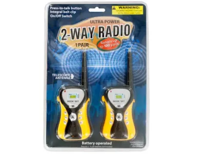Bulk Buys OF804 - Ultra Power 2-Way Radio Set
