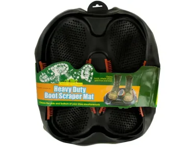 bulk buys OL173 - Durable Outdoor Indoor Boot Scraper Cleaning Mat