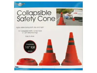 STERLING OL391 - Collapsible Traffic Safety Cone with Reflective Rings