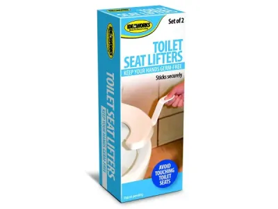 Bulk Buys OL886 - Self-Adhesive Toilet Seat Lifters