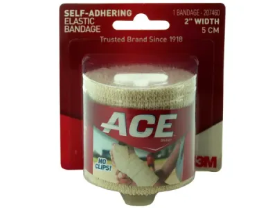 Bulk Buys OP632 - Ace Elastic Bandage - Self-Adhering, 2 Wide Support