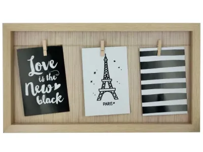 bulk buys OS210 - Beige Clothesline Photo Frame