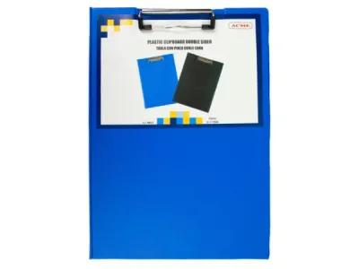 bulk buys OP918 - Durable Foldable Plastic Clipboard in Assorted Colors
