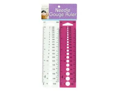 bulk buys OS351 - Needle Gauge Ruler Set