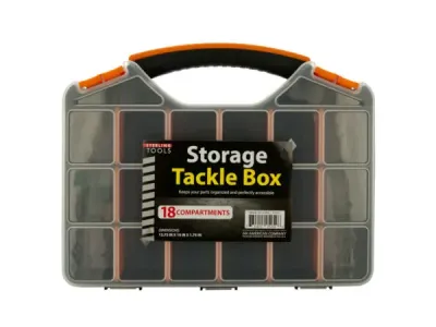 STERLING OT021 - Durable 18 Compartment Storage Tackle Box