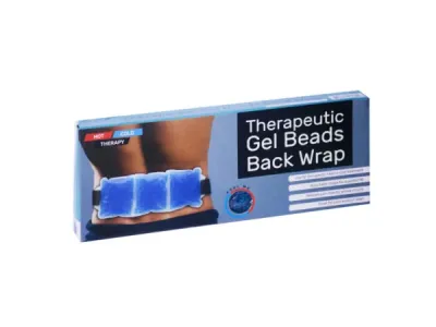 Bulk Buys OT164 - Adjustable Therapeutic Gel Beads Back Wrap for Pain Relief