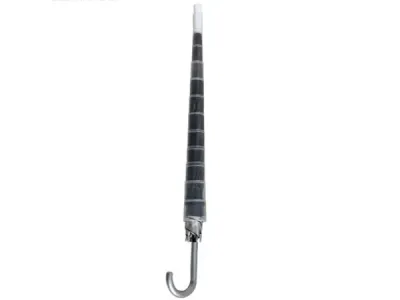 bulk buys OT572 - Black & Silver Umbrella with Sliding Cover