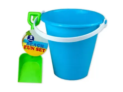 Bulk Buys SK200 - Toddler Beach Sand Bucket with Shovel Set