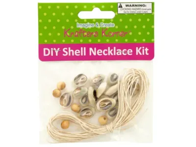 krafters korner SC438 - Beach-Themed DIY Shell Necklace Craft Kit