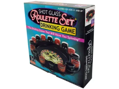 bulk buys UU492 - Ultimate Roulette Drinking Game Set for Parties