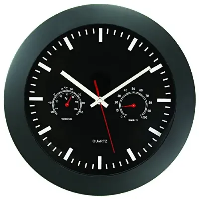 TIMEKEEPER RA34058 - Timekeeper 12 Temperature & Humidity Wall Clock
