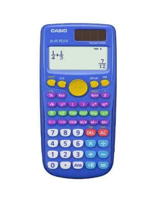 Casio FX-55PLUS - Casio, FX-55PLUS, True Fraction Display