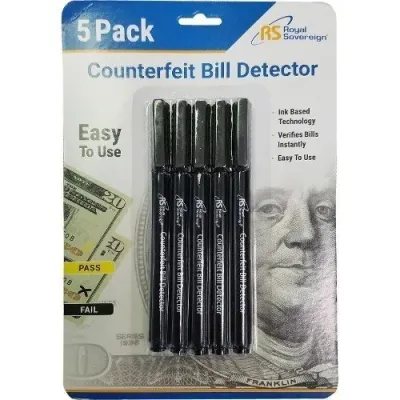 ROYAL SOVEREIGN RCD-1805-RS - 5 COUNTERFEIT BILL DETECTOR