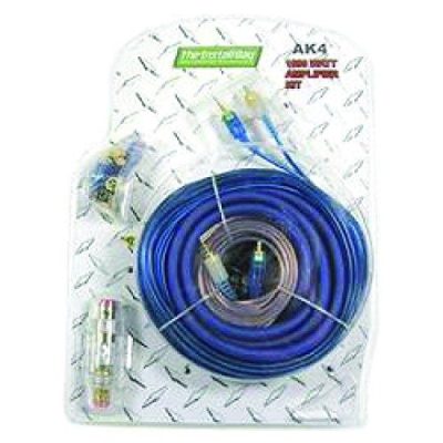 RAPTOR BLASTING SYSTEMS RA49339 - Raptor Bulk Series R2 Amp Installation Kit (4 Gauge) MECR2AK