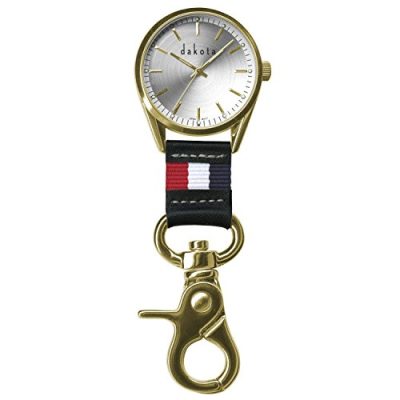 Dakota 3871-2 - Dakota Classic Dress Clip Watch-Gold CaseNautical Fob