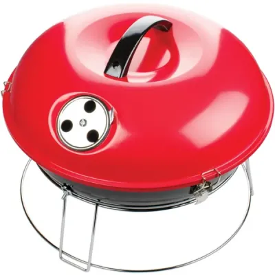 Brentwood BB-1400R - 14IN PRTBL CHAR GRILL RED