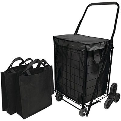 HELPING HAND RA47137 - Helping Hand Stair Climb Cart With Liner &amp; 2 Bags HBCLFQ