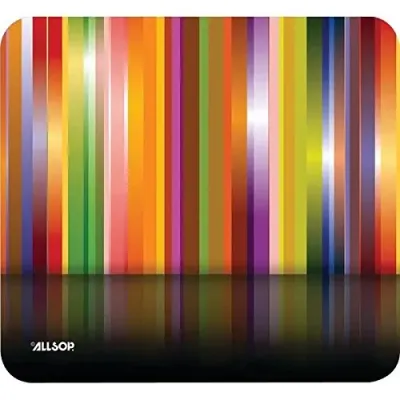 Allsop 30599 - Allsop Eco-Friendly Mouse Pad - Tech Multi Stripes Design