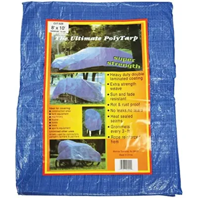HOWARD BERGER PEHBCLV810 - Howard Berger Heavy-Duty Reinforced Tarp (8ft x 10ft)