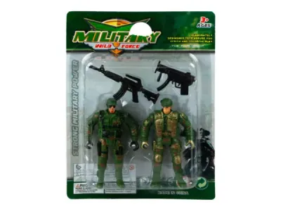 bulk buys GH722 - Realistic 4 Piece Camouflage Soldier Action Figures Set