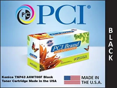 PCI A6WT00F-PCI - PCI USA KONICA-MINOLTA TNP41 TNP43 A6WT00W A6WT00F BLACK TON