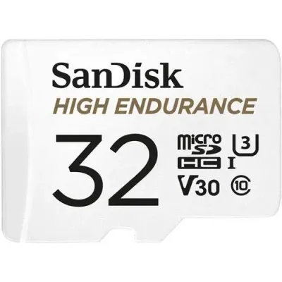 Western Digital SDSQQNR-032G-AN6IA - SANDISK HIGH ENDURANCE MICROSDHC, 32GB, U3, V30, C10, FULL H