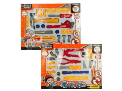 bulk buys KL245 - Colorful Kids Construction Tool Set for Creative Play