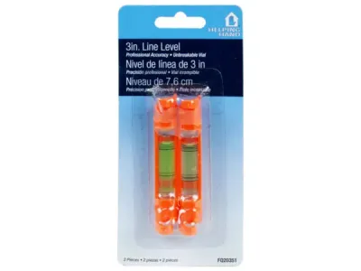 bulk buys LL224 - Dual Pack 3-Inch Level Tool for Precision Leveling