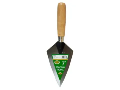 bulk buys LL257 - 7-Inch Stainless Steel Pointing Trowel with Wooden Handle