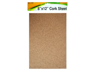 bulk buys OP923 - Premium Cork Sheet 8 x 12 for Home and Office Use