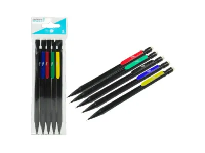 bulk buys CI184 - Premium 0.5mm Mechanical Pencils - 5 Pack Set