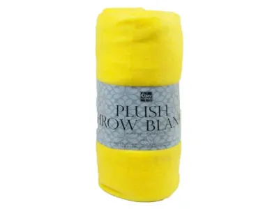 bulk buys GH726 - Assorted Colors Fleece Throw Blanket - 50 x 60