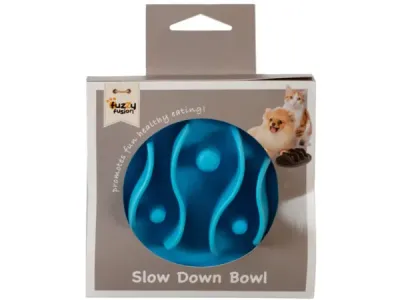 bulk buys GB167 - Fuzzy Fusion Mini Slow Feed Cat & Dog Bowl