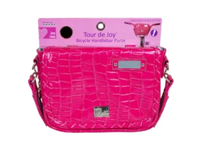 bulk buys HP173 - Hot Pink Handlebar Purse for Children - Tour de Joy