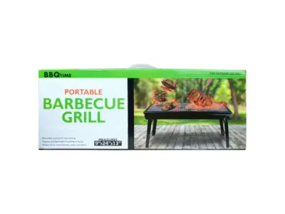 Bulk Buys HL331 - Compact Portable Barbecue Grill for Outdoor Cooking