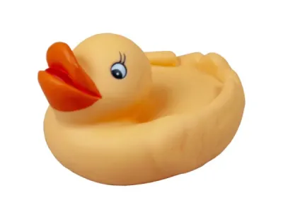bulk buys AF668 - Adorable Rubber Duck Soap Dish for Bath Decor