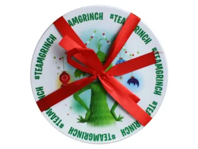 bulk buys GB175 - Dr. Seuss Grinch & Max Holiday Plate Set of 2