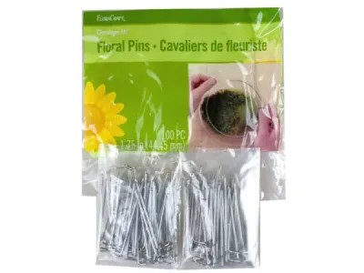 bulk buys AC028 - Floral Arrangement Pins - 100 Pack, 1.75 Inch