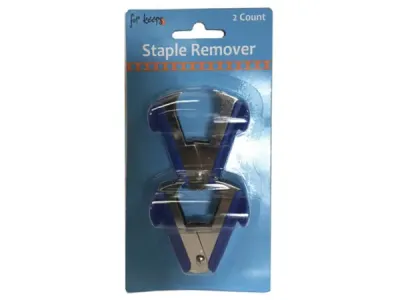 bulk buys EC364 - Dual Pack of Convenient Blue Staple Removers