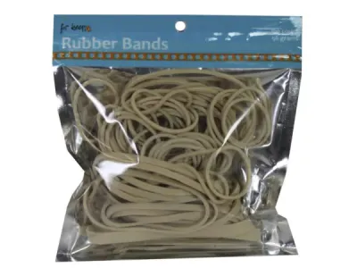 bulk buys EC366 - Assorted Size Natural Rubber Bands for Crafts & Organizing